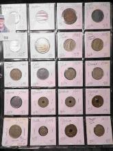 20-Pocket Plastic Page full of Foreign Coins. All ready to attend the coin show.