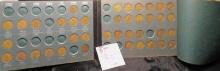 Antique Merit Coin Holder Meghrig M6-1 Cent-Lincoln 1948- coin album with 39 coins.