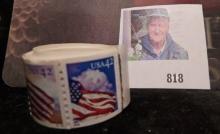 Roll of 97 USA Flag and Moon Unused .42c Stamps. ($40.74 face value). Mint condition.