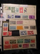 (28) Airmail & U.S. Special Delivery Stamps on partial album pages.