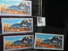 March 1, 1999 Antarctica Overseas Exchange Office Ltd. Large Size One Dollar Note & (3) smaller size