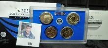 2020 S Four-coin American Innovation Proof Dollar Set.