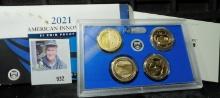 2021 S Four-coin American Innovation Proof Dollar Set.