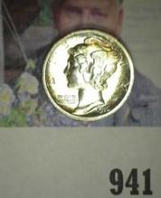 1916 S Mercury Dime, Brilliant Uncirculated.
