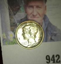 1917 P Mercury Dime, Brilliant Uncirculated. FSB.