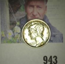 1919 P Mercury Dime, Brilliant Uncirculated. FSB.