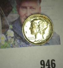 1923 P Mercury Dime, Brilliant Uncirculated. FSB.