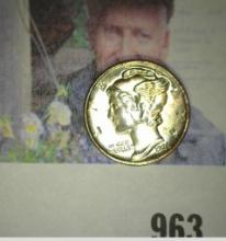 1936 P Mercury Dime, Gem BU.