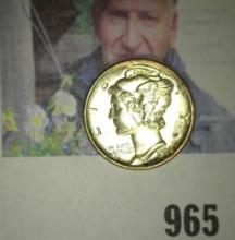 1936 S Mercury Dime, Gem BU FSB.