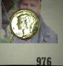 1940 D Mercury Dime, Brilliant Uncirculated.