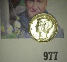 1940 S Mercury Dime, Brilliant Uncirculated.