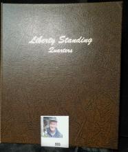 World Coin Library Dansco Album containing a partial set of Standing Liberty Quarters, includes: 191