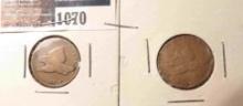 (2) 1858 U.S. Flying Eagle Cent, Good & other is damaged.
