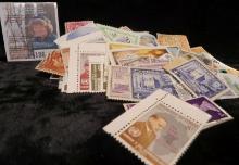 Large Accumulation of Foreign Postage stamps, many of which have not been used.