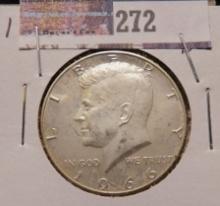 1966 Gem BU Silver Kennedy Half Dollar.