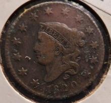 1820 U.S. Large Cent, Fine.