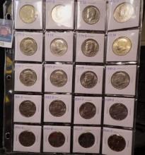 Partial Set of Kennedy Half Dollars dating 1971-2023 D.