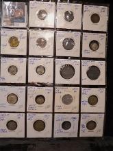 (19) Foreign Coins from Netherlands, Nicaraugua, & Panama dating back to 1878. Includes .3482 ozs. S