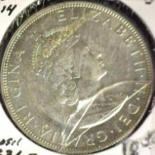 1964 Bermuda Silver Crown, BU. .3636 oz. ASW.