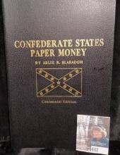 Book "Confederate States Paper Money", by Arlie R. Slabaugh. "Centennial Edition". C.1961. 64 pgs. M