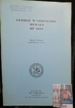 Book "George Washington Medals of 1889", by Susan H. Douglas, Caldwell, New Jersey. Reprinted from T