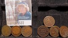 (7) 1860s era U.S.Civil War Tokens.