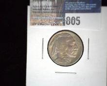 1928-D Buffalo Nickel, EF.