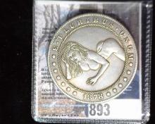 1878-CC American Pretty Sexy Girl Coin Fantasy Morgan Dollar Coin - Hobo coin - NICE!