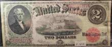 1917 $2 LEGAL TENDER.  Speelman & White, F#60, VF.