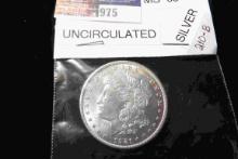 1921 P U.S. Morgan Silver Dollar, Uncirculated.