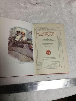 antique 1911 an accidental honeymoon hardback book