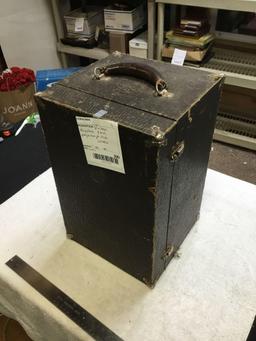 vintage keystone, 8 mm projector in case works