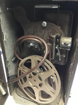 vintage keystone, 8 mm projector in case works