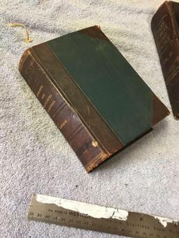 vintage 2pc. books, building, and repairing railways