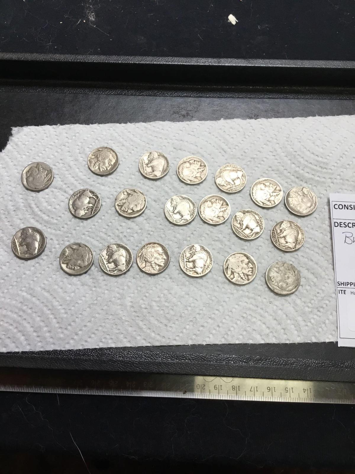 20 piece buffalo nickels