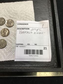 20 piece buffalo nickels