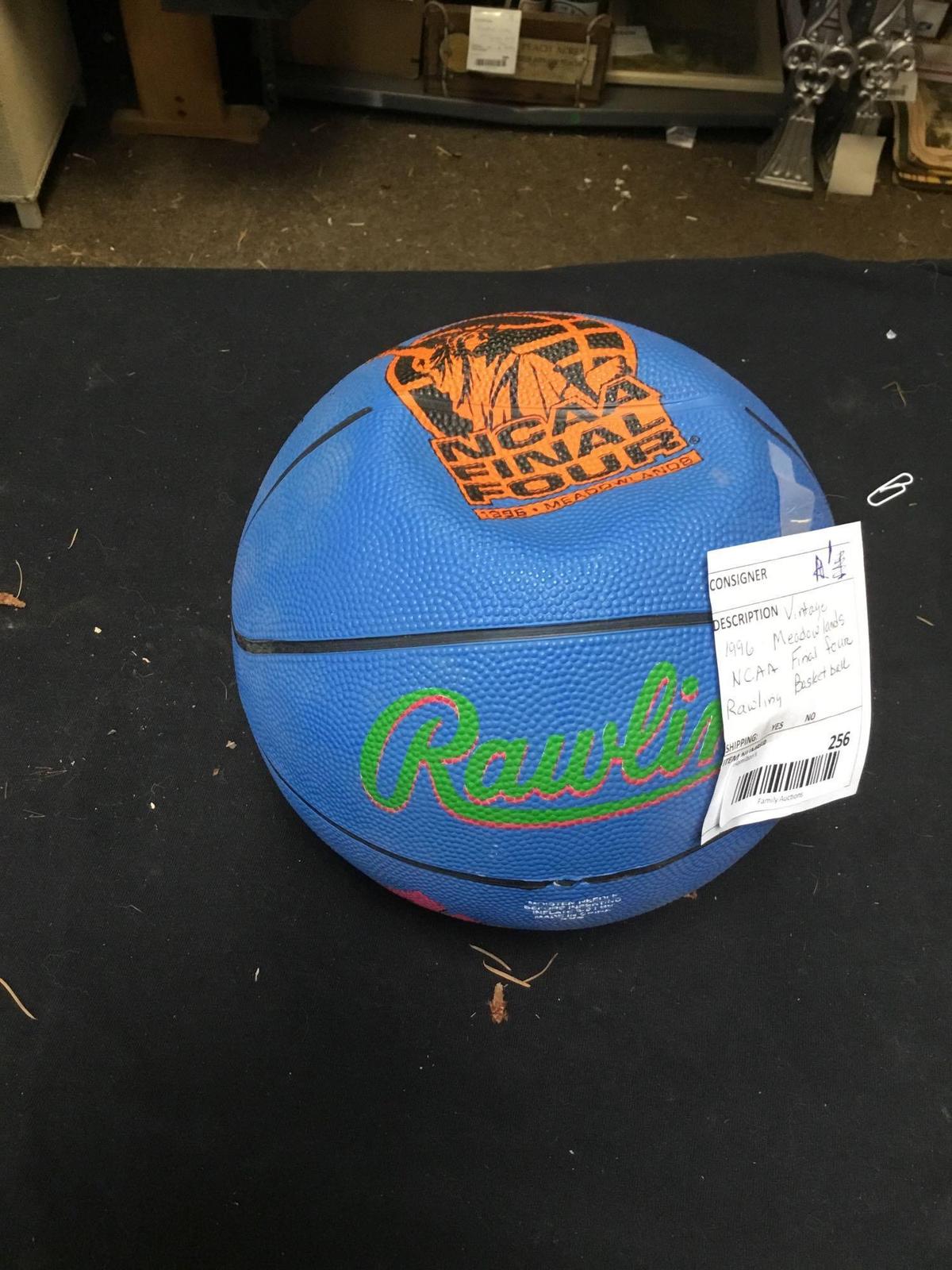vintage 1996, NCAA final four rolling basketball