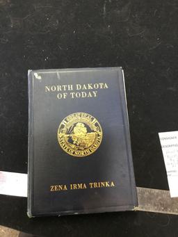 vintage 1919 hardback book North Dakota of today