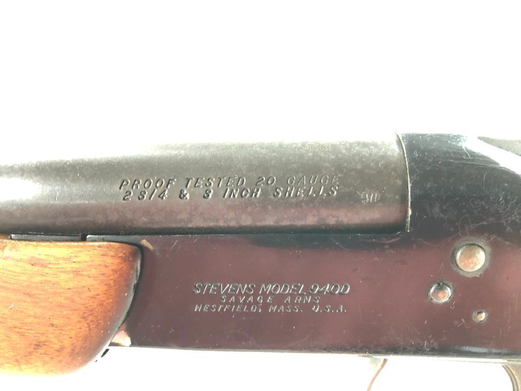 STEVENS MODEL 940D 20 G SHOTGUN