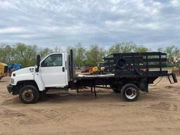 2006 CHEVROLET C5500 T/A FLAT BED TRUCK