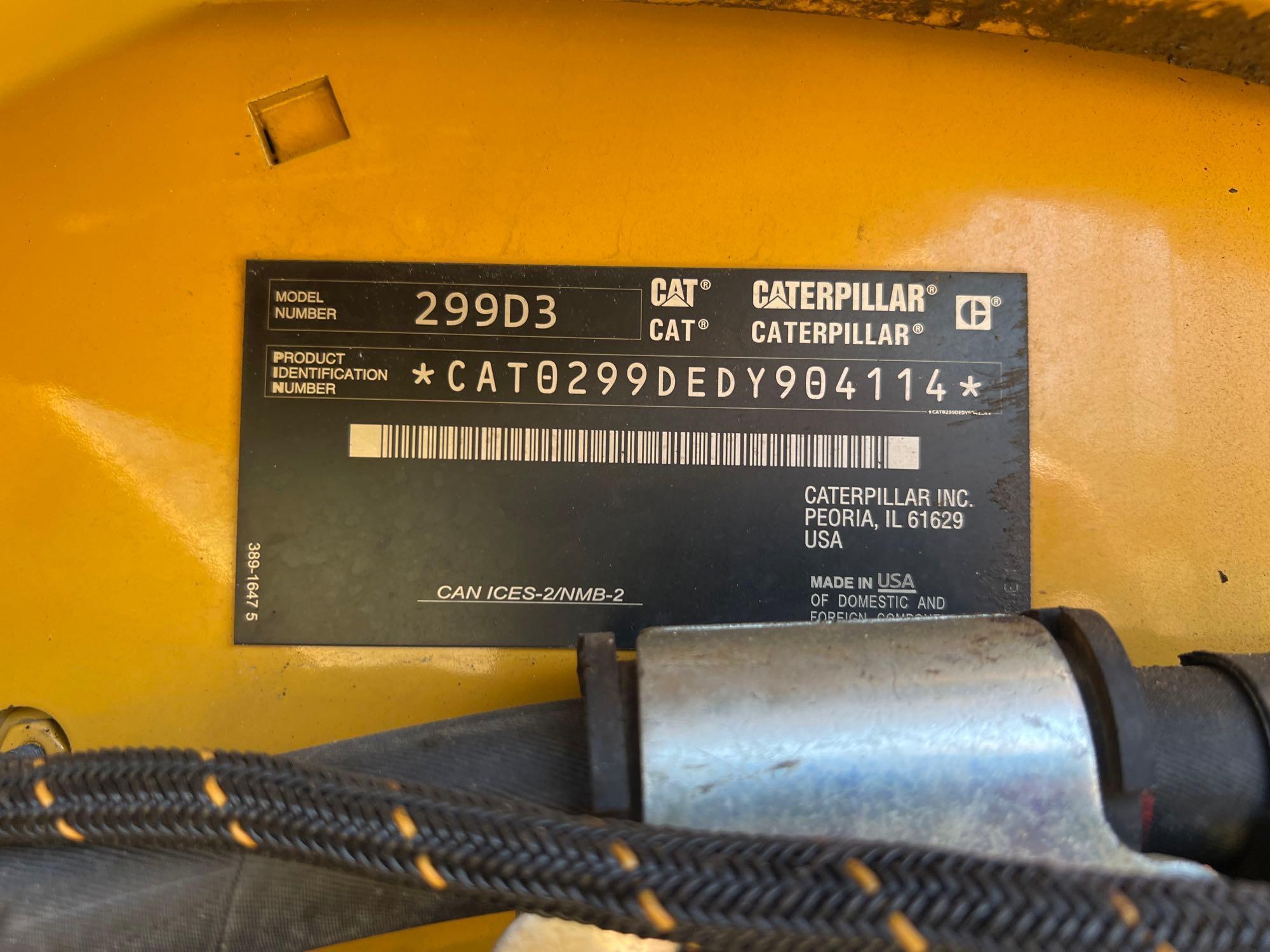 2021 CATERPILLAR 299D3 SKID STEER