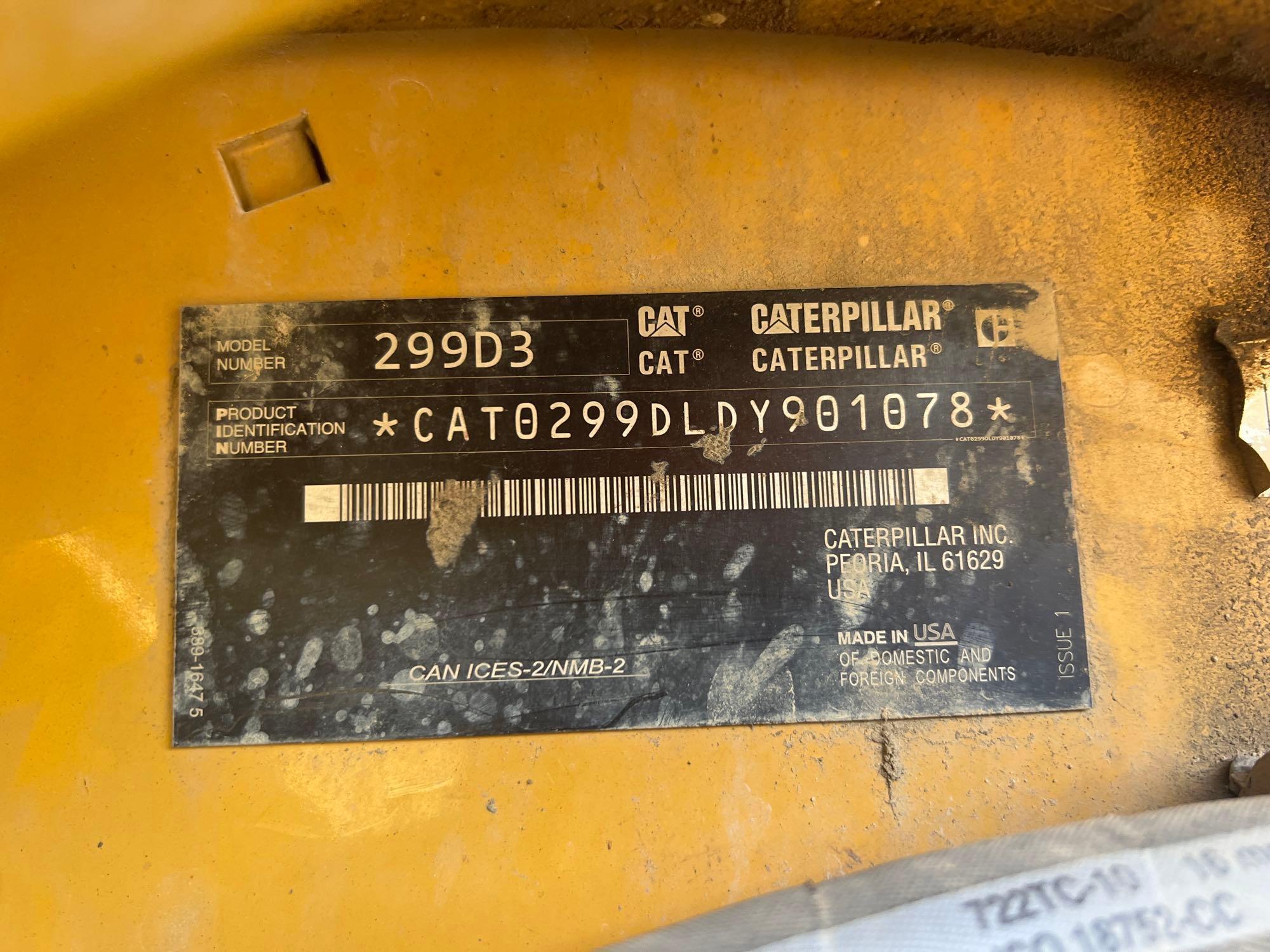 2019 CATERPILLAR 299D3 SKID STEER