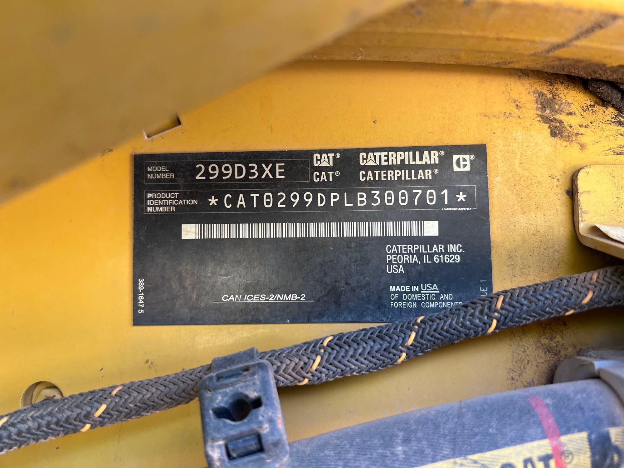 2020 CATERPILLAR 299D3 XE SKID STEER