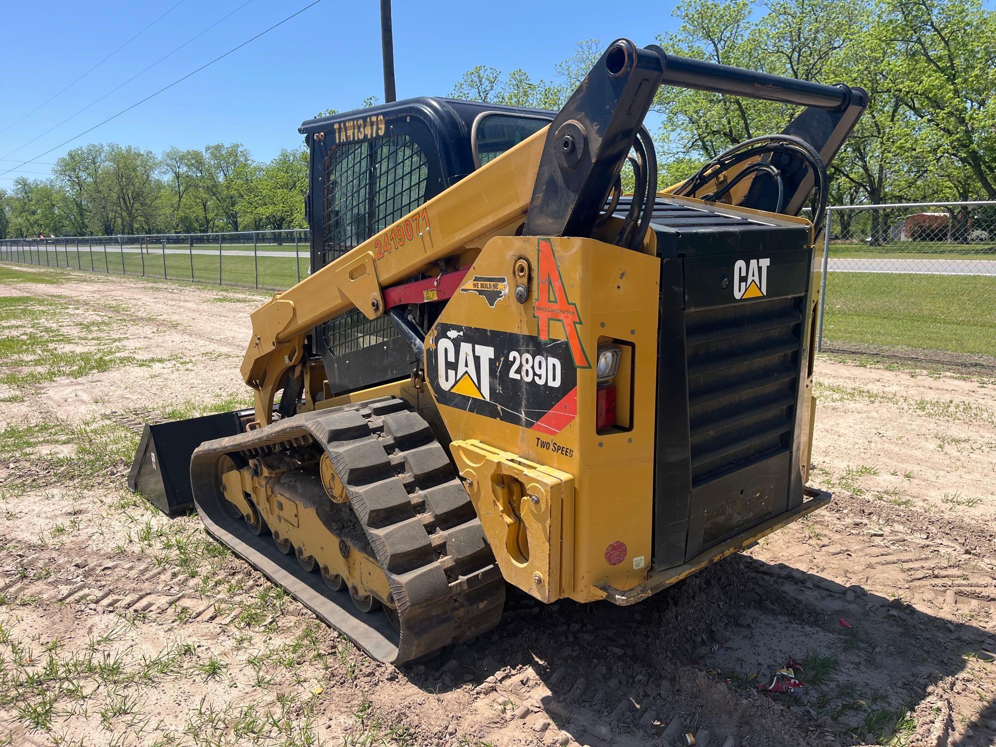 2017 CATERPILLAR 289D SKID STEER