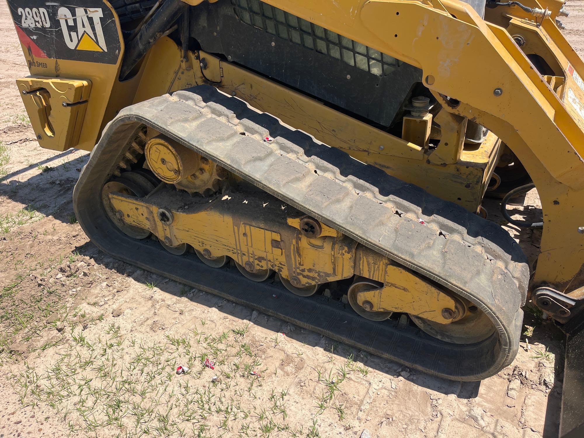 2018 CATERPILLAR 289D SKID STEER