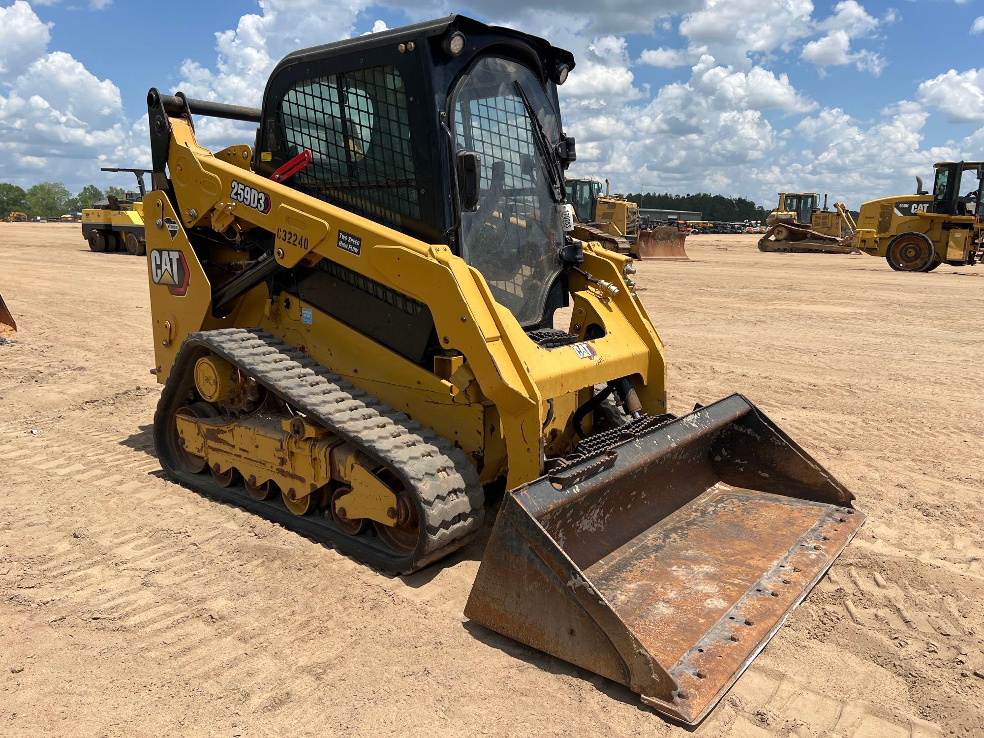 2019 CATERPILLAR 259D3 SKID STEER