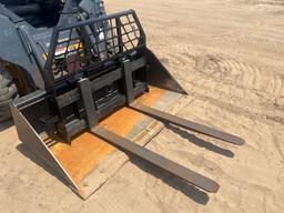 JOHN DEERE QUICK ATTACH MAST W/ 48" FORKS