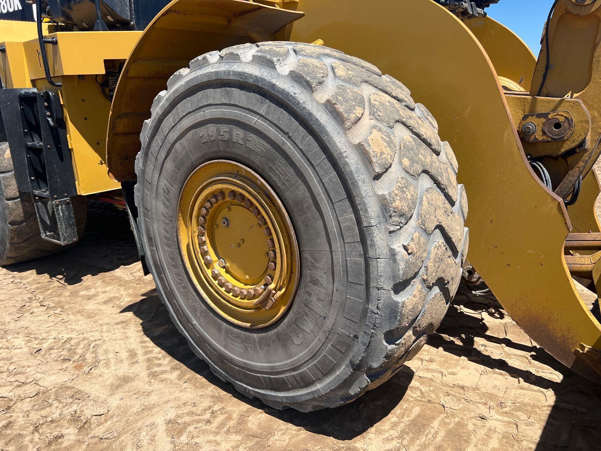 2014 CATERPILLAR 980K RUBBER TIRE LOADER