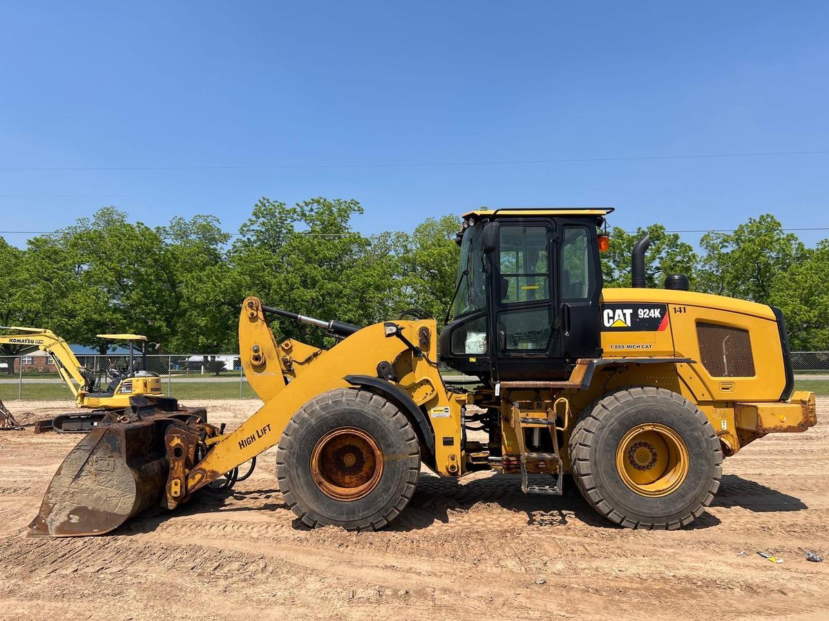 2013 CATERPILLAR 924K HIGH LIFT RUBBER TIRE LOADER