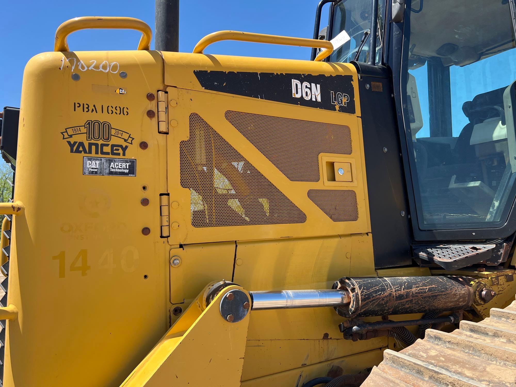 2014 CATERPILLAR D6N LGP HI-TRACK CRAWLER DOZER